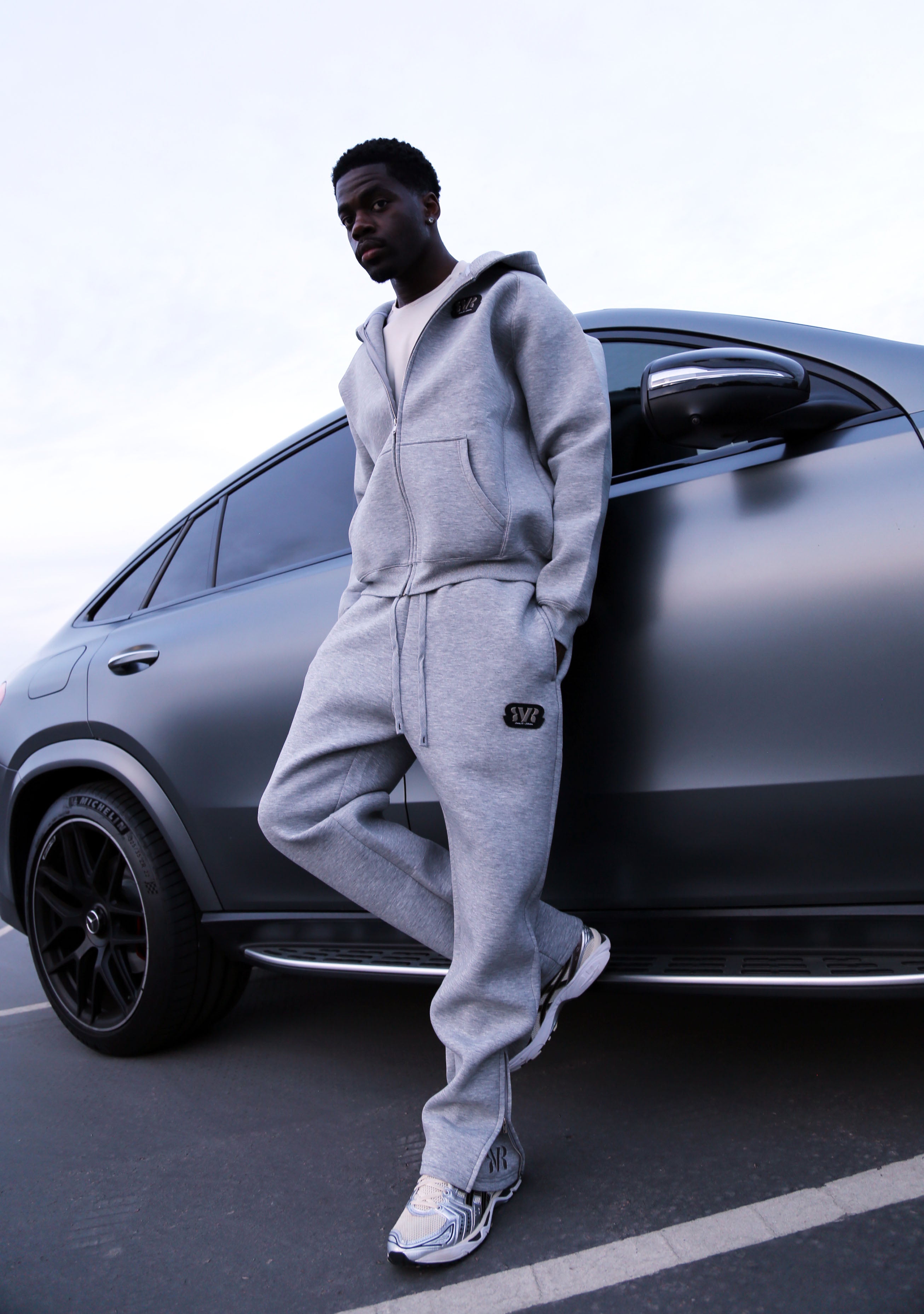RVR Gris Luxe 25's Collection Zip up Tracksuit