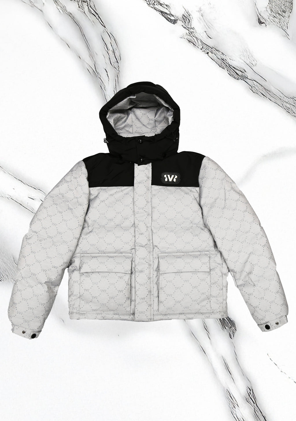RVR Gris Luxe 25's Collection Puffer Jacket