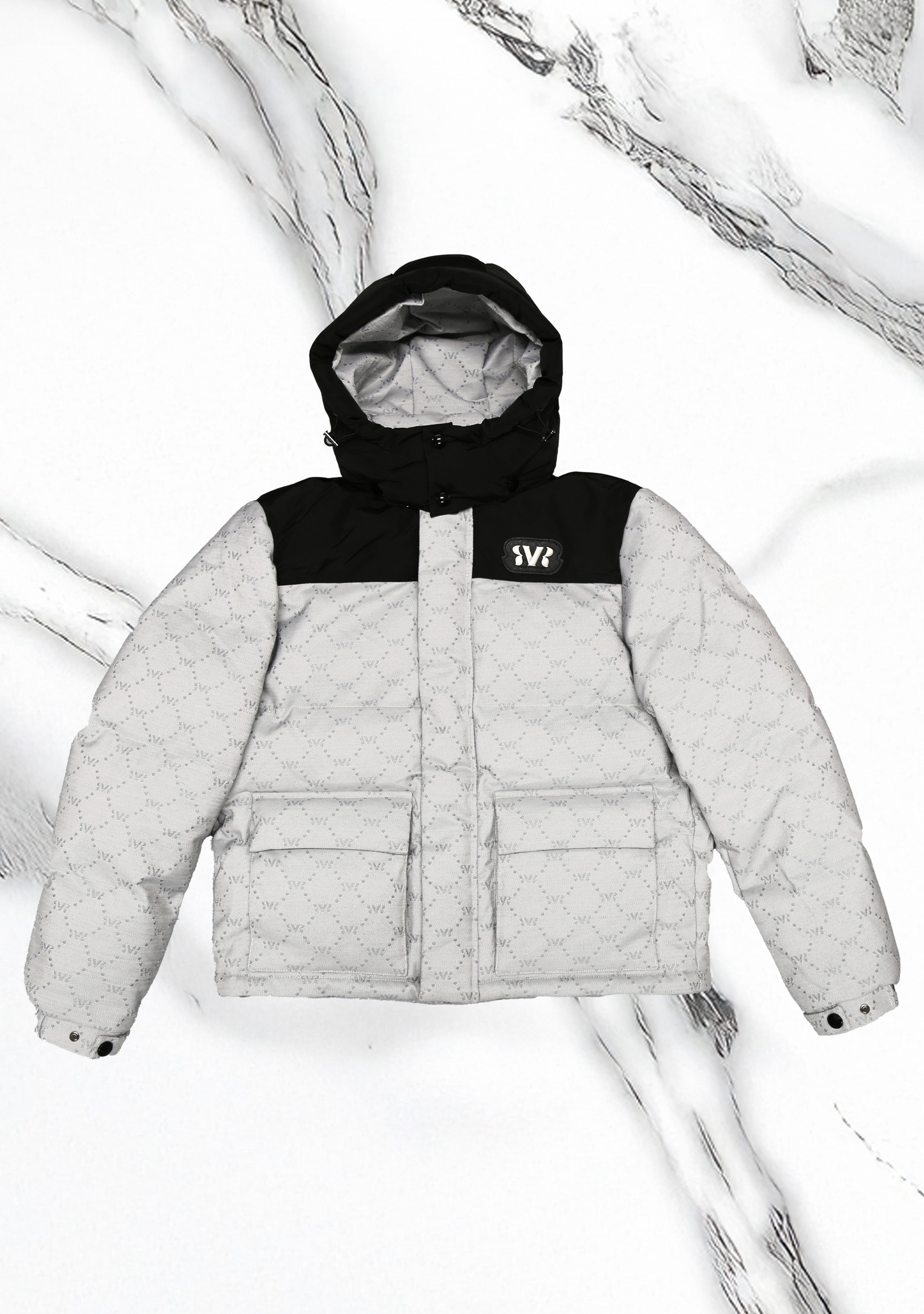 RVR Gris Luxe 25's Collection Puffer Jacket