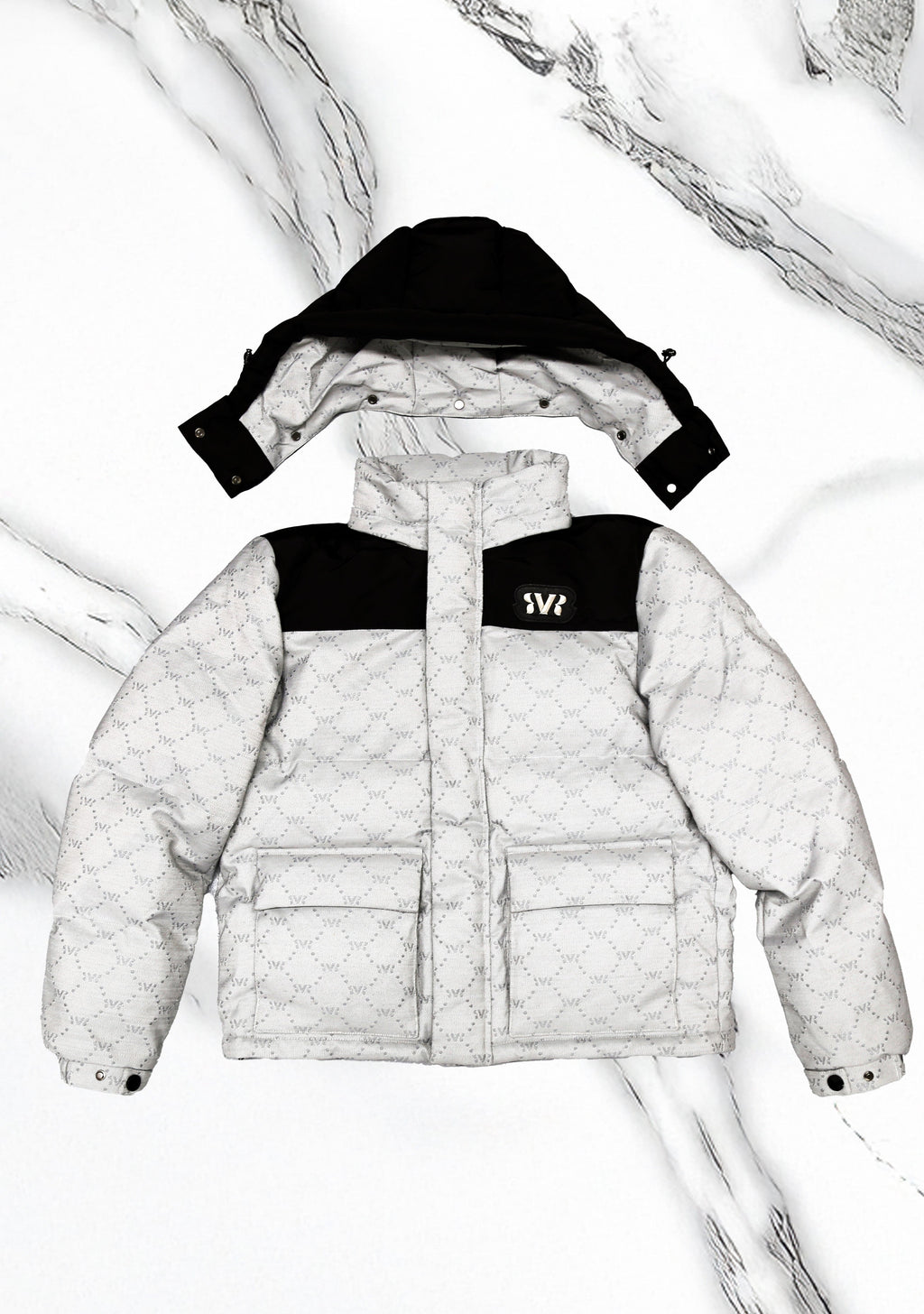 RVR Gris Luxe 25's Collection Puffer Jacket