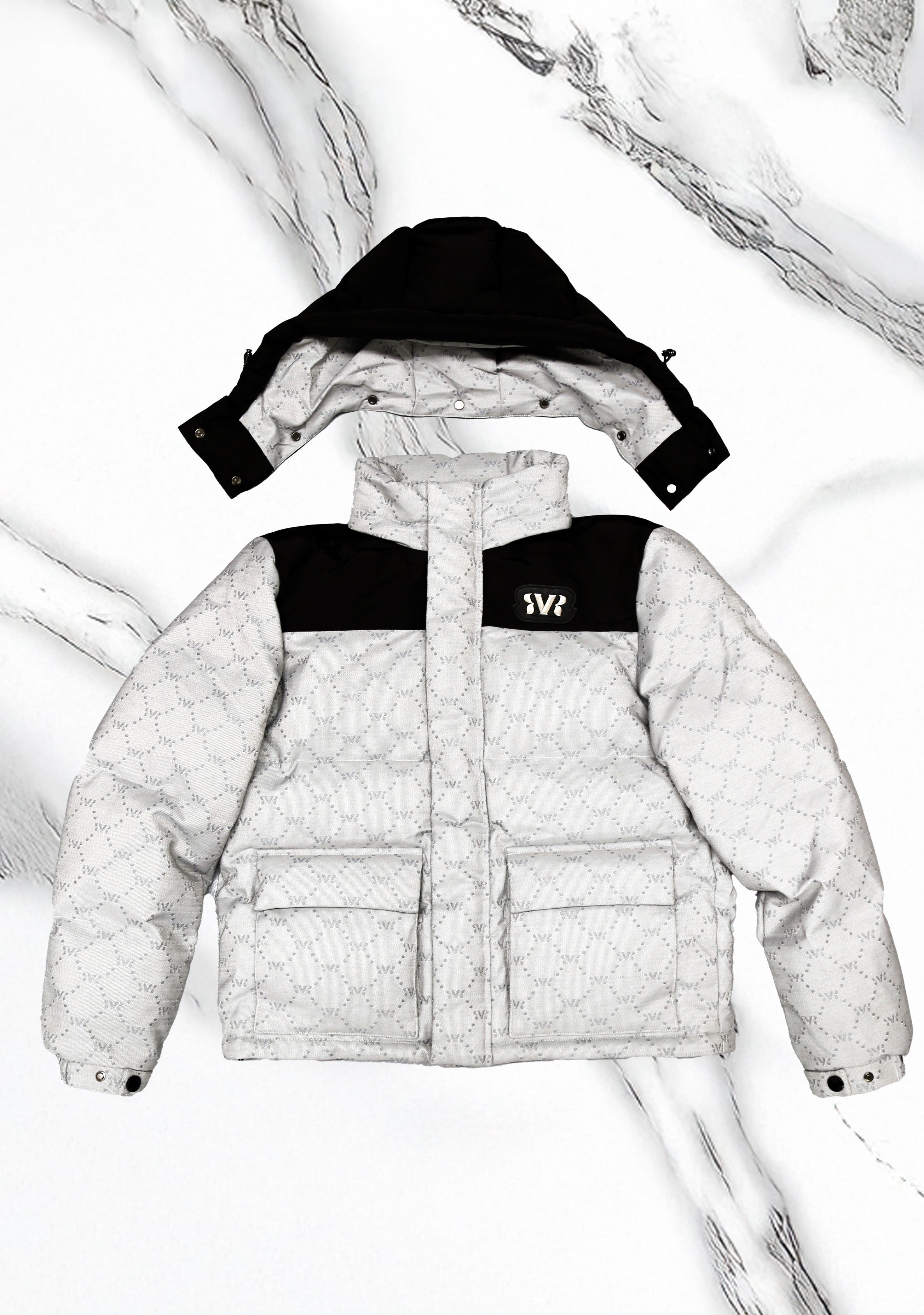 RVR Gris Luxe 25's Collection Puffer Jacket