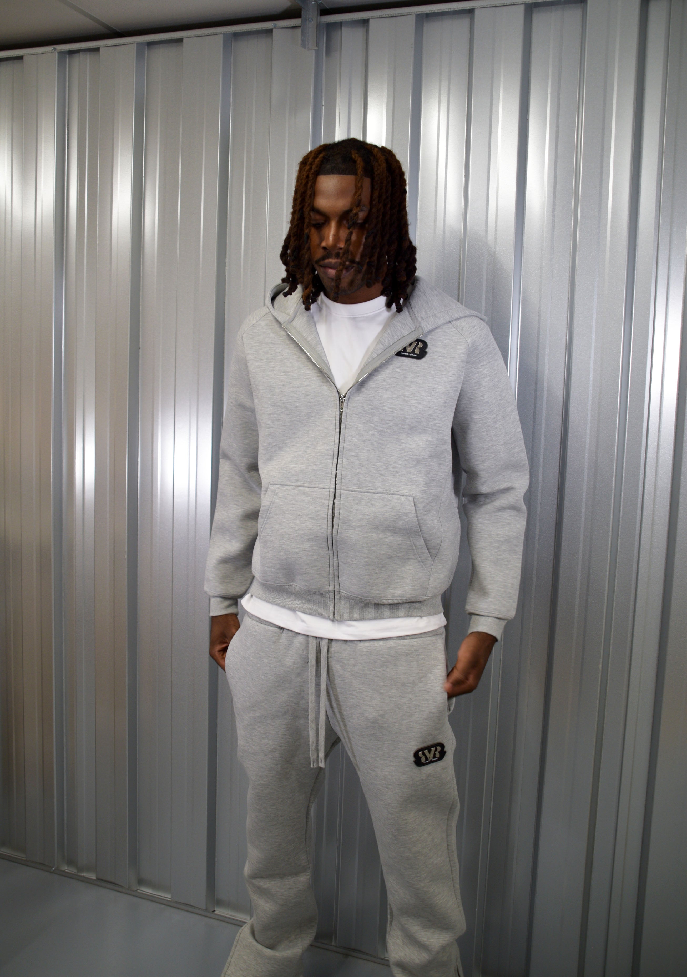 RVR Gris Luxe 25's Collection Zip Hoodie