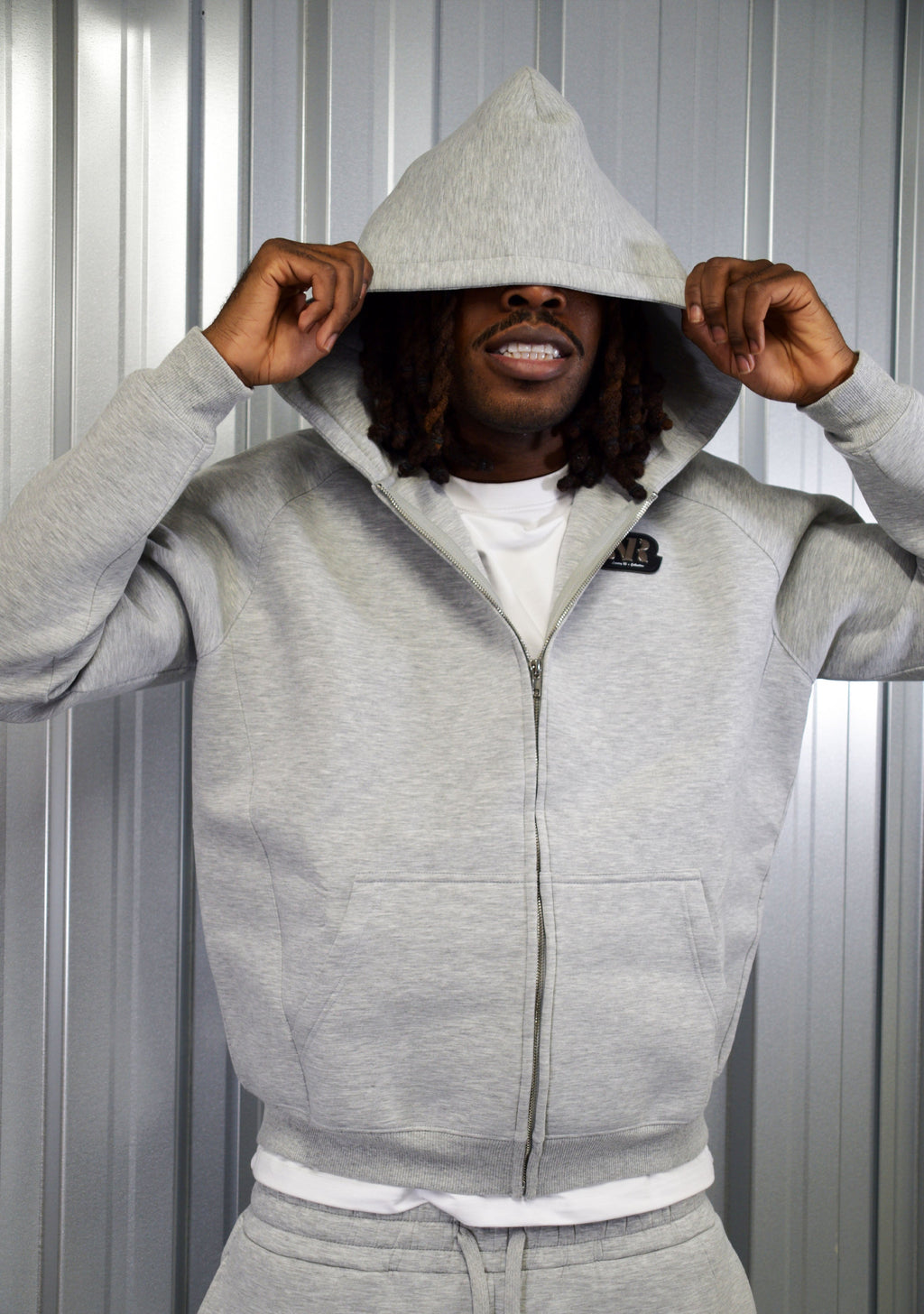 RVR Gris Luxe 25's Collection Zip Hoodie