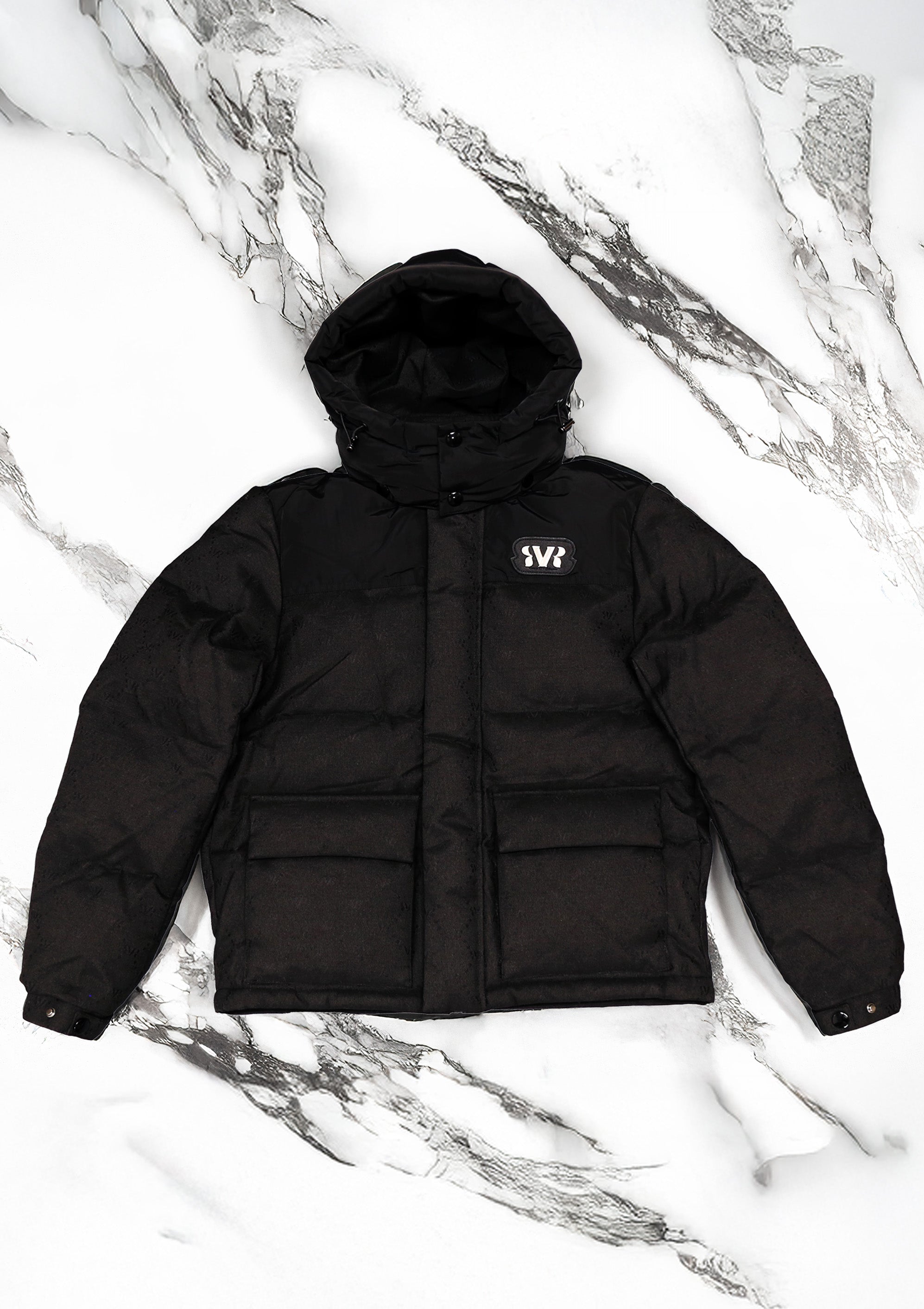RVR Noir Luxe 25's Collection Puffer Jacket
