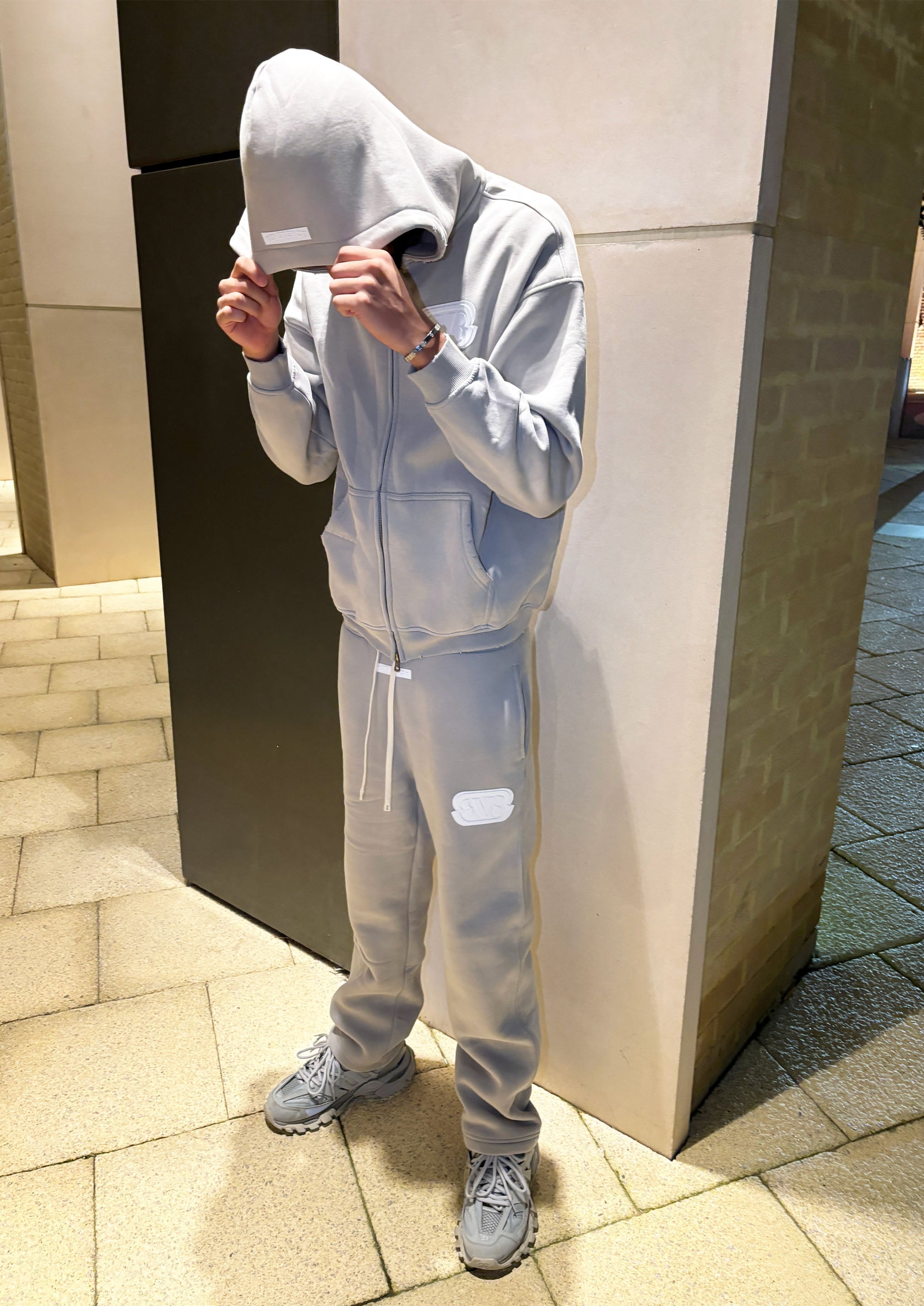 Limited edition Oversized RVR 24's collection Grey Joggers