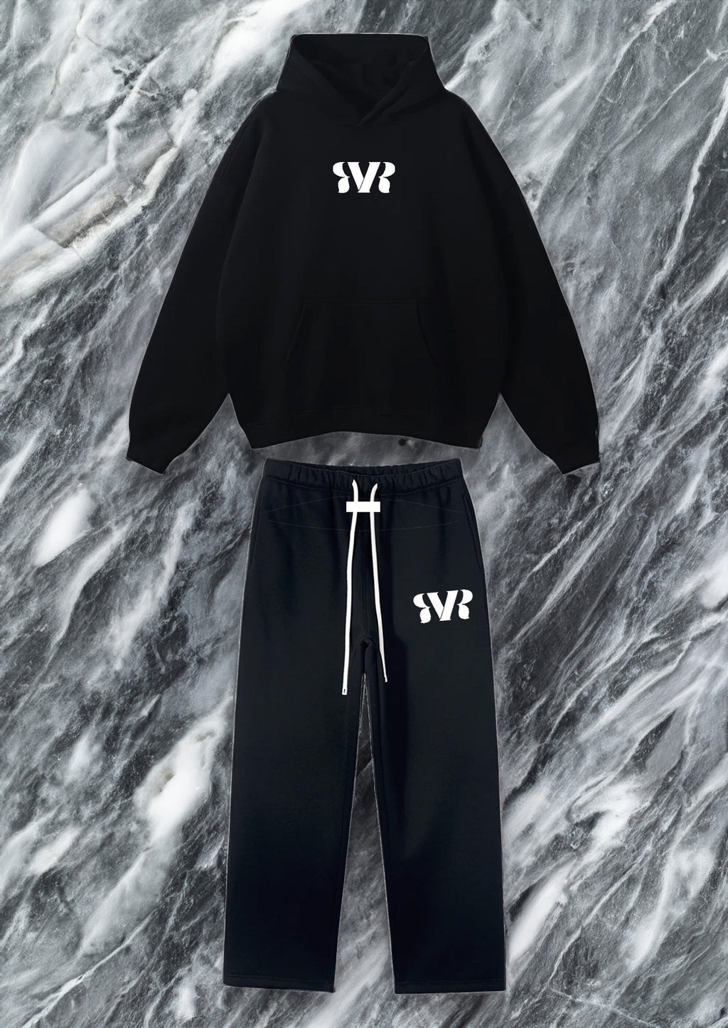 Oversized RVR Tracksuit 24's Black