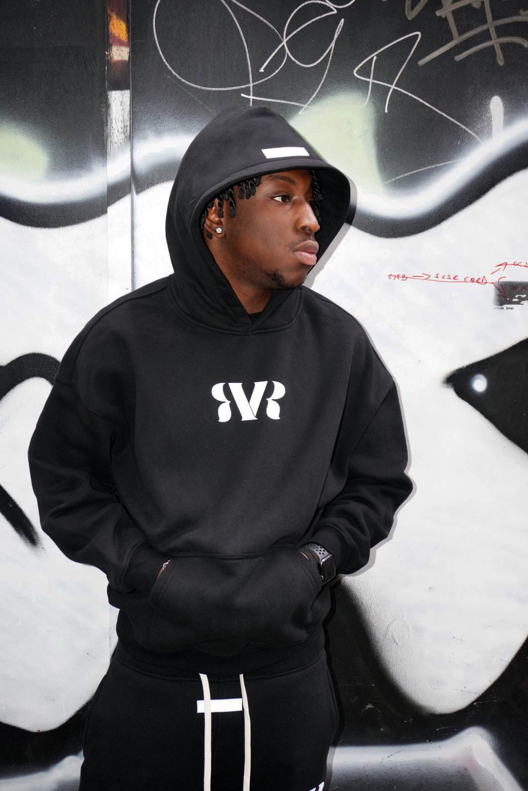 Oversized RVR Tracksuit 24's Black